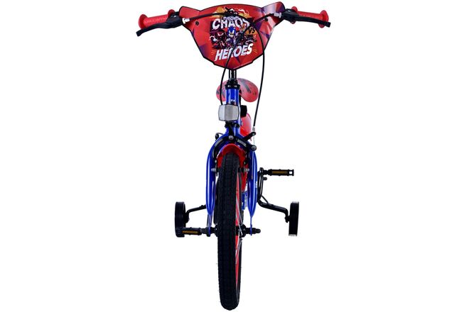 Sonic Prime Kinderfiets - Jongens - 16 inch - Blauw Rood - Twee handremmen