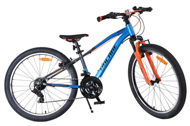 Volare Boost Kinderfiets - 24 inch - Blauw Grijs - 21 versnellingen
