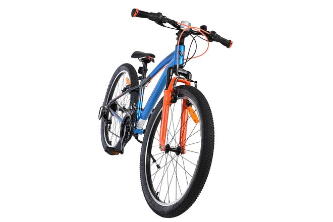 Volare Boost Kinderfiets - 24 inch - Blauw Grijs - 21 versnellingen