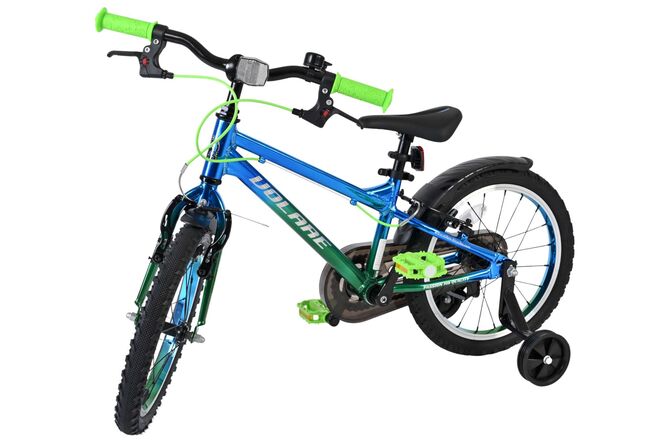 Volare Chrome Children's Bicycle - Boys - 16 inch - Blue Green - Two Hand Brakes