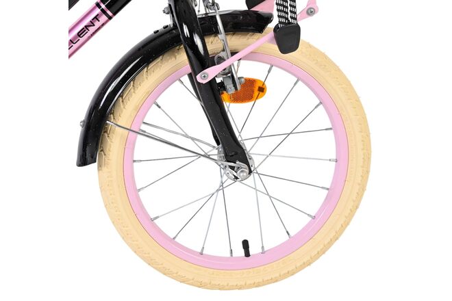 Volare Excellent Children's Bicycle - Girls - 16 inch - Black