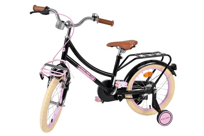 Volare Excellent Children's Bicycle - Girls - 16 inch - Black