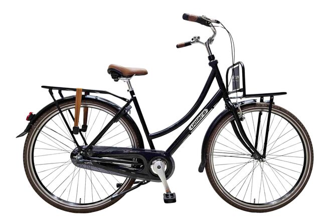 Volare Oma Classic Kinderfiets – Meisjes – 28 inch - S - Zwart - Nexus 3 versnellingen