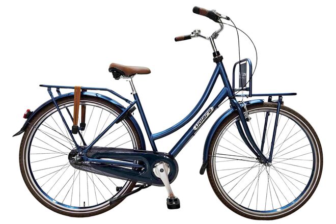 Volare Oma Classic Kinderfiets – Meisjes – 28 inch - M - Blauw - Nexus 3 versnellingen