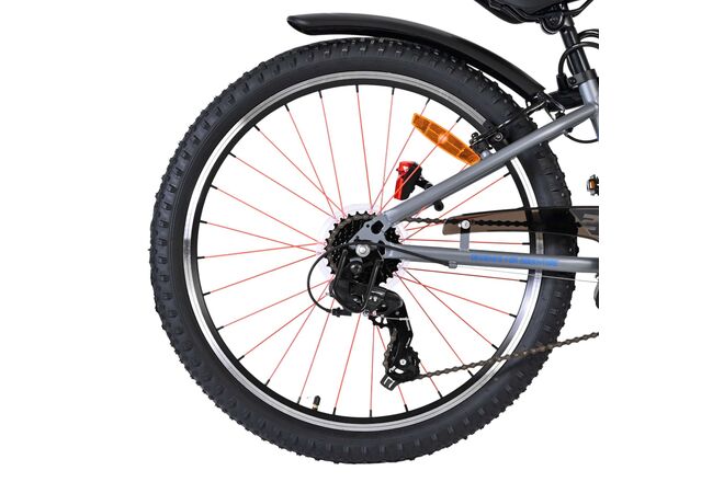 Volare Rocky Kids' Bike - Boys - 24 inch - Blue - 7 gears