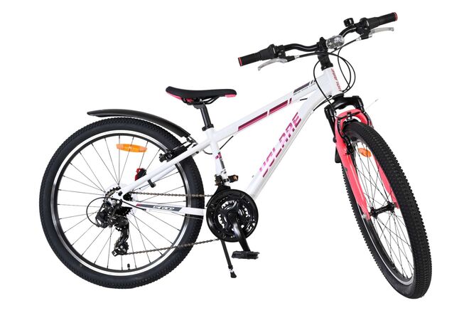 Volare XC Race Kids' Bike - 24 inch - White Pink - 21 gears