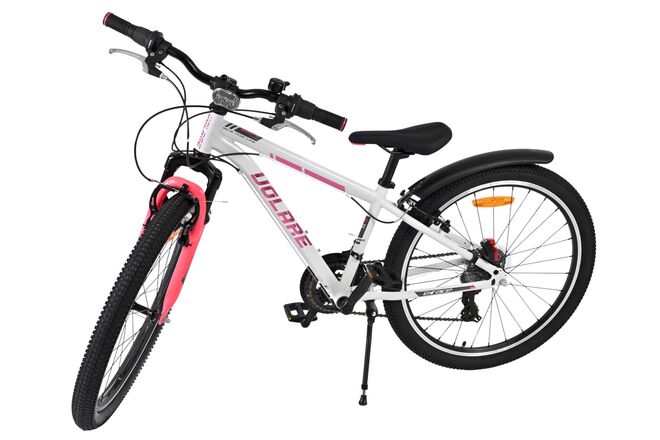 Volare XC Race Kids' Bike - 24 inch - White Pink - 21 gears