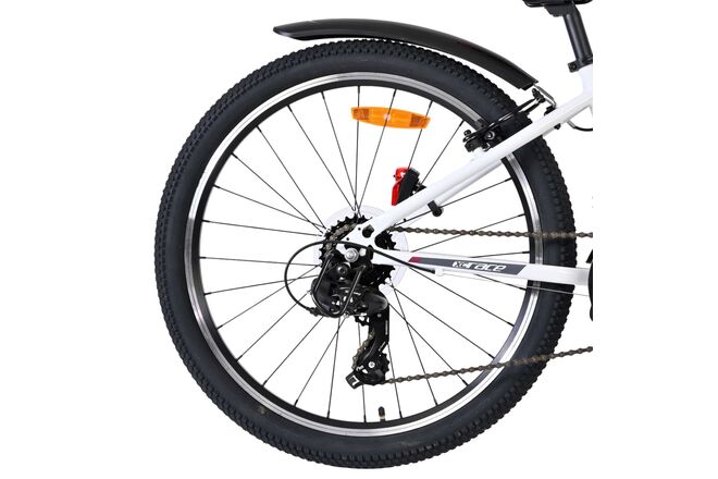 Volare XC Race Kids' Bike - 24 inch - White Pink - 21 gears