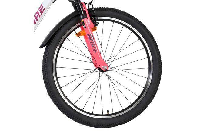 Volare XC Race Kids' Bike - 24 inch - White Pink - 21 gears