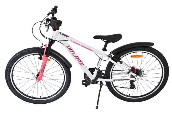Volare XC Race Kids' Bike - 24 inch - White Pink - 21 gears