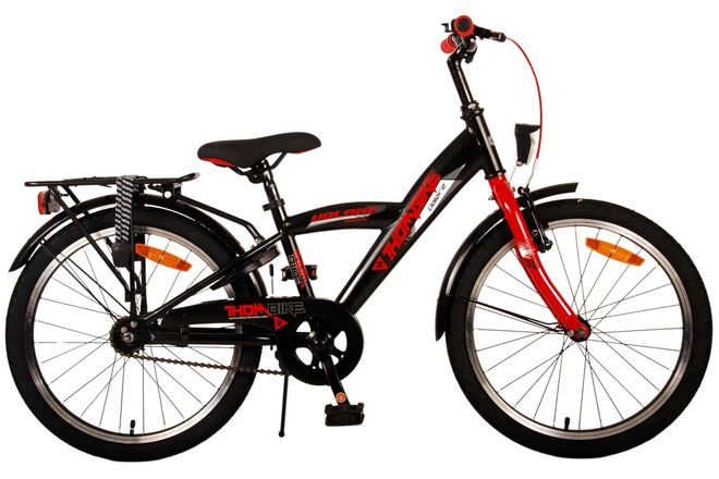 Volare Thombike Kinderfahrrad – Jungen – 20 Zoll – Schwarz Rot