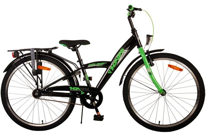 Volare Thombike Kinderfahrrad – Jungen – 24 Zoll – Schwarz Grün