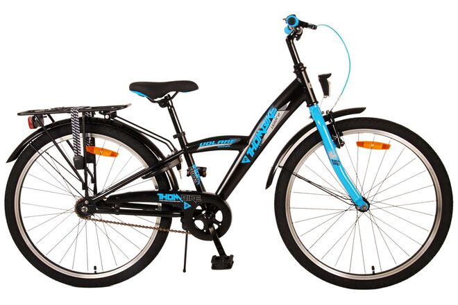 Volare Thombike Kinderfahrrad – Jungen – 24 Zoll – Schwarz Blau