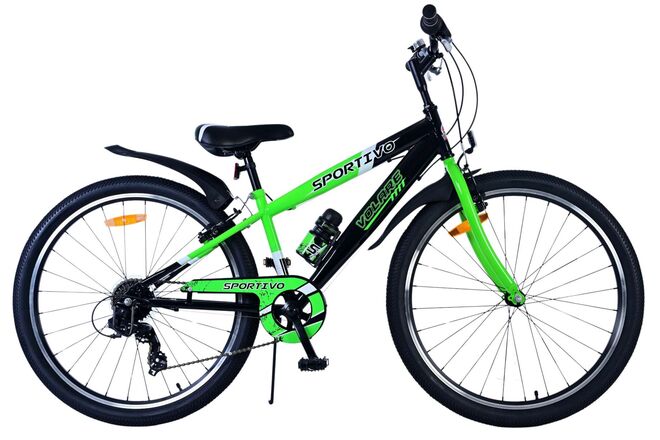 Volare Sportivo Kinderfahrrad – Jungen – 26 Zoll – Grün – 7 Gänge