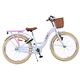 Volare Blossom Kinderfahrrad - Mädchen - 24 Zoll - Weiß - Zwei Handbremsen