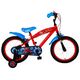 Ultimate Spider-Man Kinderfahrrad - Jungen - 16 Zoll - Blau/Rot - Zwei Handbremsen