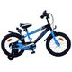 Volare Sportivo Kinderfiets - Jongens - 16 inch - Blauw Zwart - Twee Handremmen