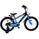 Volare Sportivo Kinderfahrrad - Jungen - 18 Zoll - Blau Schwarz - Zwei Handbremsen