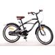 Volare Black Cruiser Kinderfahrrad – Jungen – 18 Zoll – Schwarz – 95 % zusammengebaut
