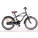 Volare Black Cruiser Kinderfahrrad – Jungen – 18 Zoll – Schwarz – 95 % zusammengebaut