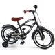 Volare Black Cruiser Kinderfahrrad - Jungen - 14 Zoll - Schwarz - 95% zusammengebaut
