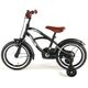 Volare Black Cruiser Kinderfahrrad - Jungen - 14 Zoll - Schwarz - 95% zusammengebaut