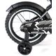 Volare Black Cruiser Kinderfahrrad - Jungen - 14 Zoll - Schwarz - 95% zusammengebaut