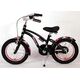 Volare Miracle Cruiser Kinderfahrrad - Mädchen - 14 Zoll - Mattschwarz - Prime Collection