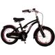 Volare Miracle Cruiser Kinderfahrrad - Mädchen - 14 Zoll - Mattschwarz - Prime Collection