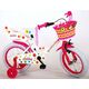 Volare Ashley Kinderfahrrad - Mädchen - 14 Zoll - Weiß - 95% zusammengebaut