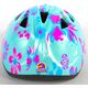 Volare Kinderfahrradhelm Grün Rosa Blumen XS 47-51 cm extra kleines Modell