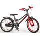 Volare Blaster Kinderfahrrad - Jungen - 16 Zoll - Schwarz Rot - Prime Collection