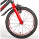 Volare Blaster Kinderfahrrad - Jungen - 16 Zoll - Schwarz Rot - Prime Collection