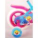 Ocean Kinderfahrrad - Unisex - 10 Zoll - Rosa Blau - Fester Gang