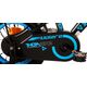 Volare Thombike Kinderfahrrad – Jungen – 12 Zoll – Schwarz Blau