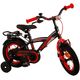 Volare Thombike Kinderfahrrad – Jungen – 12 Zoll – Schwarz Rot