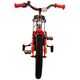 Volare Thombike Kinderfahrrad – Jungen – 16 Zoll – Schwarz Rot
