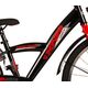 Volare Thombike Kinderfahrrad – Jungen – 24 Zoll – Schwarz Rot