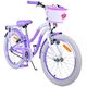 Volare Lovely Kinderfahrrad - Mädchen - 20 Zoll - Lila - Zweihandbremsen