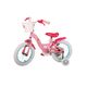 Disney Princess Kinderfahrrad - Mädchen - 14 Zoll - Rosa - Zweihandbremsen