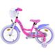 Disney Minnie Kinderfahrrad - Mädchen - 16 Zoll - Rosa - Zweihandbremsen