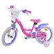 Disney Minnie Kinderfahrrad - Mädchen - 16 Zoll - Rosa - Zweihandbremsen
