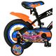 Hot Wheels Kinderfahrrad - Jungen - 12 Zoll - Schwarz Orange Blau - Zweihandbremsen