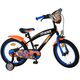Hot Wheels Kinderfahrrad - Jungen - 16 Zoll - Schwarz Orange Blau - Zweihandbremsen