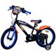Hot Wheels Kinderfahrrad – Jungen – 16 Zoll – Schwarz Orange Blau – Zwei Handbremsen