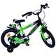 Volare Sportivo Kinderfahrrad – Jungen – 14 Zoll – Grün Schwarz – Zwei Handbremsen
