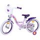 Disney Wish Kinderfahrrad - Mädchen - 16 Zoll - Lila - Zwei Handbremsen