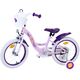Disney Stitch Kinderfahrrad - Mädchen - 16 Zoll - Creme Koralle Blau [CLONE]