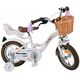 Volare Blossom Kinderfahrrad - Mädchen - 12 Zoll - Weiß