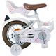 Volare Blossom Kinderfahrrad - Mädchen - 12 Zoll - Weiß - Zweihandbremsen